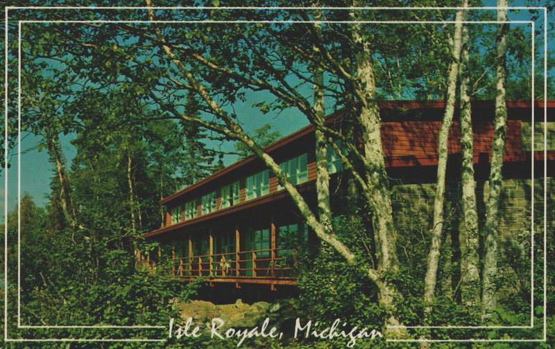 Rock Harbor Lodge - Vintage Postcard (newer photo)